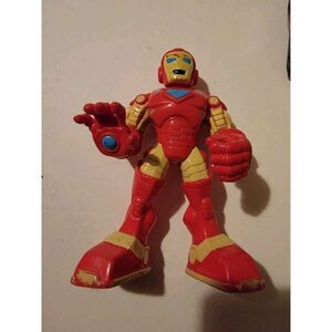 2012 HASBRO Marvel Universe IRON MAN Red Yellow Suit Swing Arm Action Figure 5"
